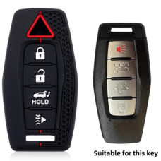 Чехол для Mitsubishi 4кн (силиконовый) черный/красный Чехол для Mitsubishi 4кн (силиконовый) черный/красный