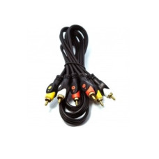 Шнур 3 штекера RCA - 3 штекера RCA  3 м ( HT 30286 )