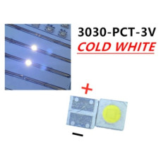 Светодиод LED подсветки TV 3,0-3,6V 2W 100 Lm 350Ma 7000-10000 K Светодиод LED подсветки TV 3,0-3,6V 2W 100 Lm 350Ma 7000-10000 K
