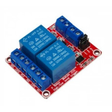 Arduino релейный модуль с оптопарой ( 2 реле ) 5VDC RED Arduino релейный модуль с оптопарой ( 2 реле ) 5VDC RED
