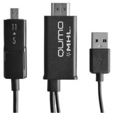 Шнур штекер HDMI - штекер USB mini 5pin ( +штекер USB-A ) 3 м (MHL) Шнур штекер HDMI - штекер USB mini 5pin ( +штекер USB-A ) 3 м (MHL)