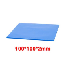 Термо - силиконовый коврик 100x100x2 мм ( синий )