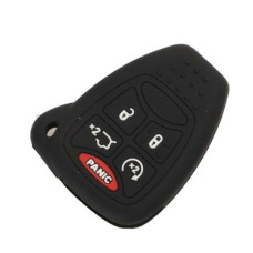 Чехол для Chrysler / Jeep 5кн Wrangler Cherokee Liberty Pacifica Sebring (силиконовый) черный Чехол для Chrysler / Jeep 5кн Wrangler Cherokee Liberty Pacifica Sebring (силиконовый) черный