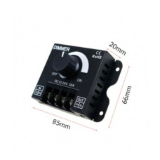 Регулятор мощности (диммер) DC-DC 30A (12-24V) 360-720W Регулятор мощности (диммер) DC-DC 30A (12-24V) 360-720W