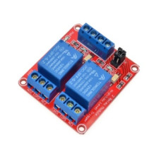 Arduino релейный модуль с оптопарой ( 2 реле ) 12VDC (красн) Arduino релейный модуль с оптопарой ( 2 реле ) 12VDC (красн)