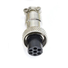 Гнездо GX16-7 pin металл на кабель