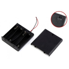 Отсек для батареек  4R6 ( AA/LR06 ) в корпусе с выключателем
