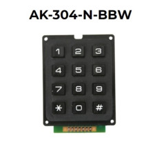 Клавиатура монтажная AK-304-N-BBW