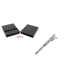 Штекер JST SM Dupont 2,54 мм 5 pin Штекер JST SM Dupont 2,54 мм 5 pin