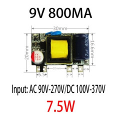 Блок питания ( адаптер ) 9V 800mA 5W ( плата ) Блок питания ( адаптер ) 9V 800mA 5W ( плата )
