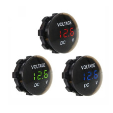 Вольтметр 0.36" в корпусе 2pin круглый 12-24VDC зеленый D4 Вольтметр 0.36" в корпусе 2pin круглый 12-24VDC зеленый D4