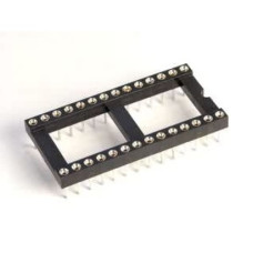 Панелька для микросхем 28 pin ( SCLM-28 ) цанговая Панелька для микросхем 28 pin ( SCLM-28 ) цанговая