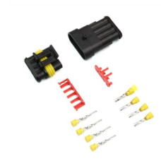 Разъем герметичный авто  4pin 1,5mm комплект