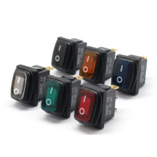 Переключатель 12V 3pin 2положения (с подсветкой) KCD1-101 водонепроницаемый Переключатель 12V 3pin 2положения (с подсветкой) KCD1-101 водонепроницаемый