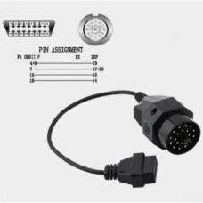 Переходник OBD2 BMW ( 20 pin ) кабель Переходник OBD2 BMW ( 20 pin ) кабель